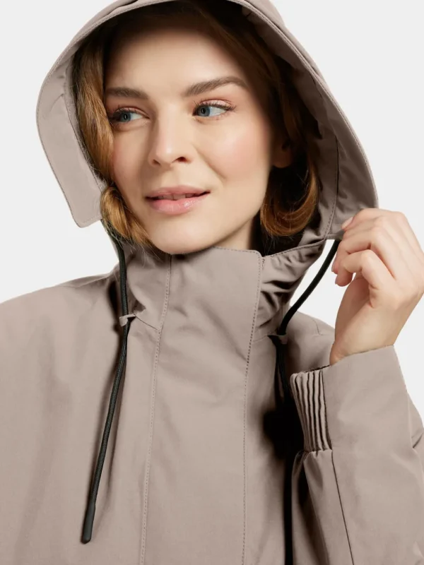 Didriksons Astrid Parka Long> Vårjackor | Skaljackor
