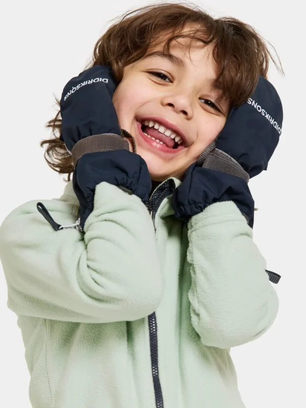 Didriksons Biggles Kids' Zip Mittens>Barn Handskar & Vantar