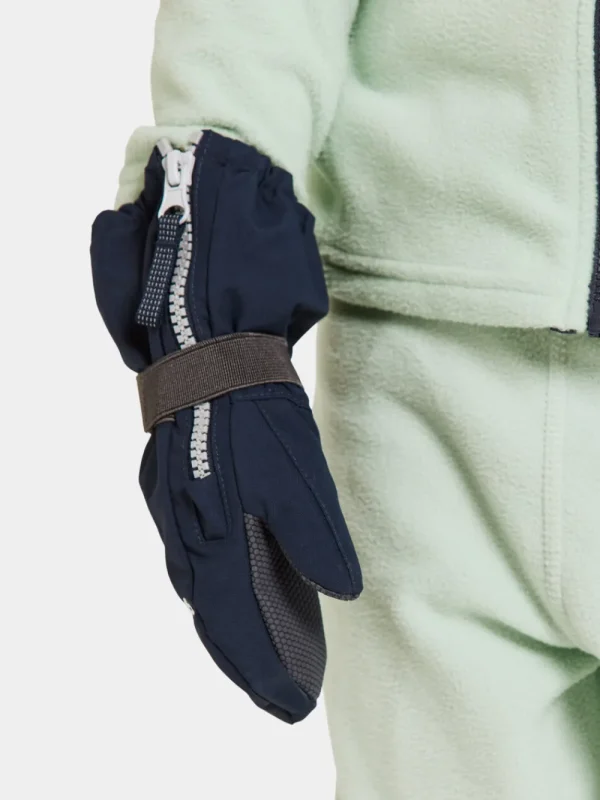 Didriksons Biggles Kids' Zip Mittens>Barn Handskar & Vantar