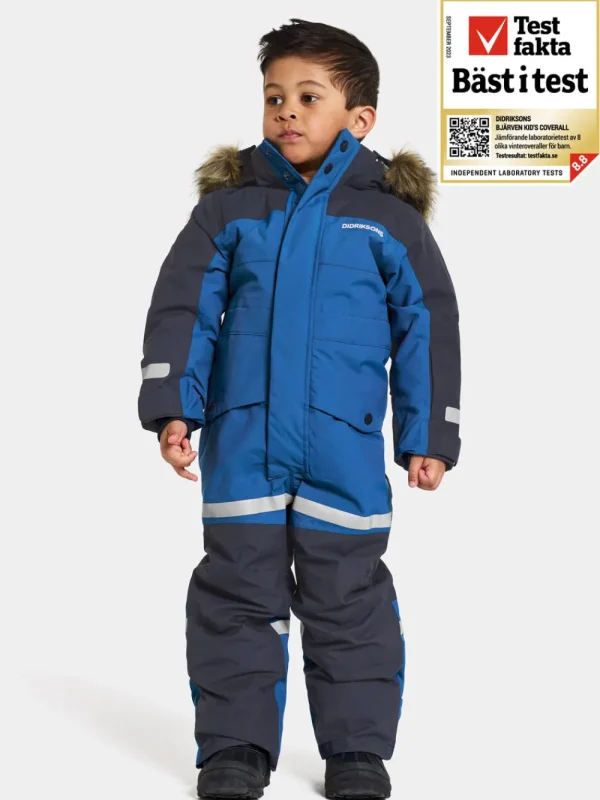 Didriksons Bjärven Kids' Coverall>Barn Vinteroveraller