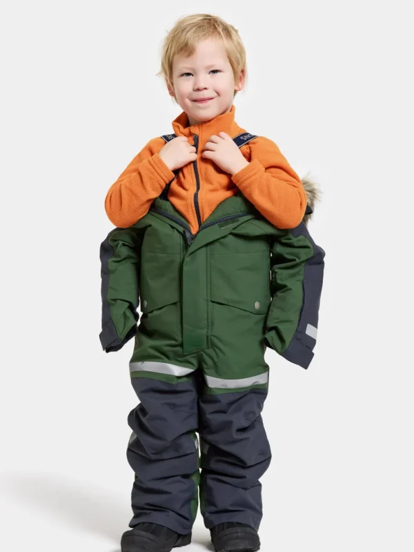 Didriksons Bjärven Kids' Coverall>Barn Vinteroveraller