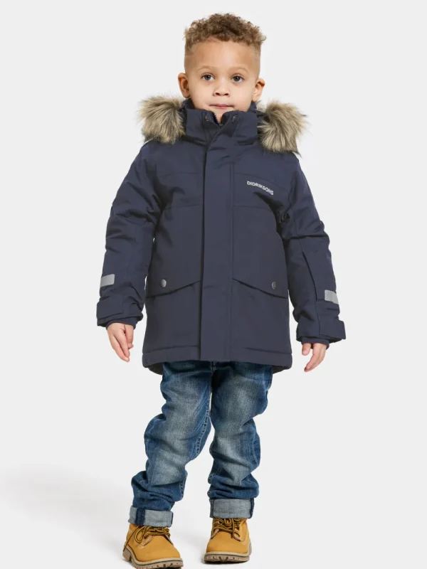 Didriksons Bjärven Kids' Parka>Barn Höstjackor | Vinterjackor
