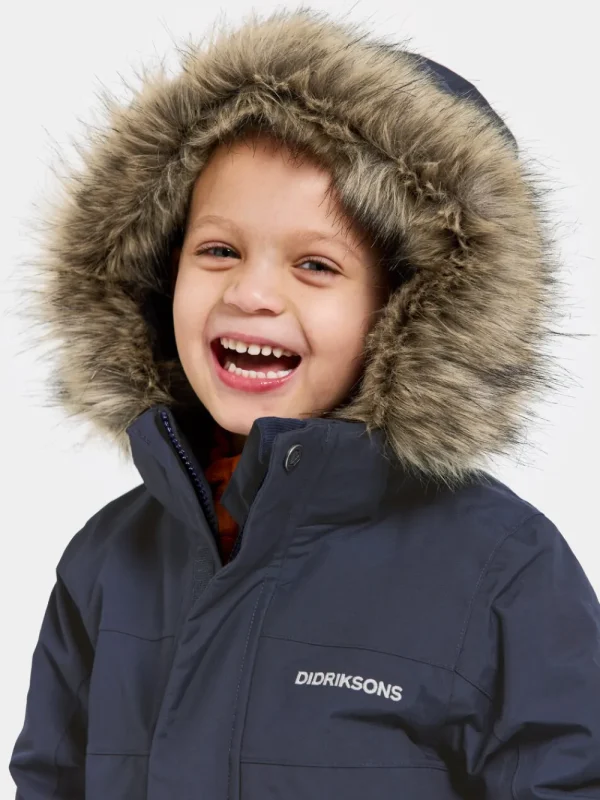 Didriksons Bjärven Kids' Parka>Barn Höstjackor | Vinterjackor