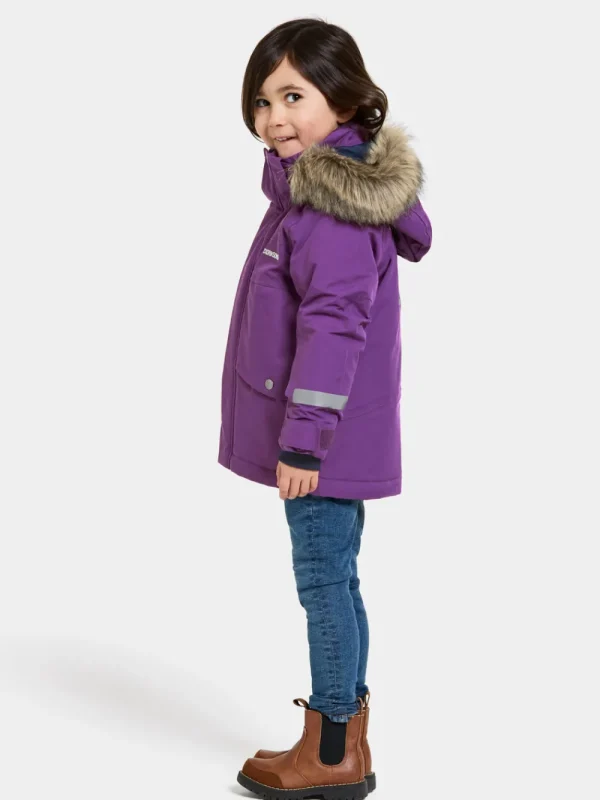 Didriksons Bjärven Kids' Parka>Barn Höstjackor | Vinterjackor