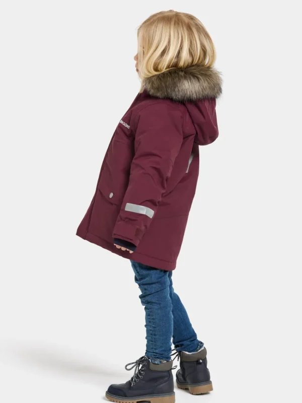 Didriksons Bjärven Kids' Parka>Barn Höstjackor | Vinterjackor