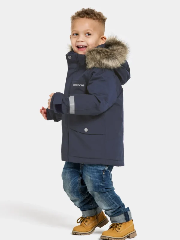 Didriksons Bjärven Kids' Parka>Barn Höstjackor | Vinterjackor