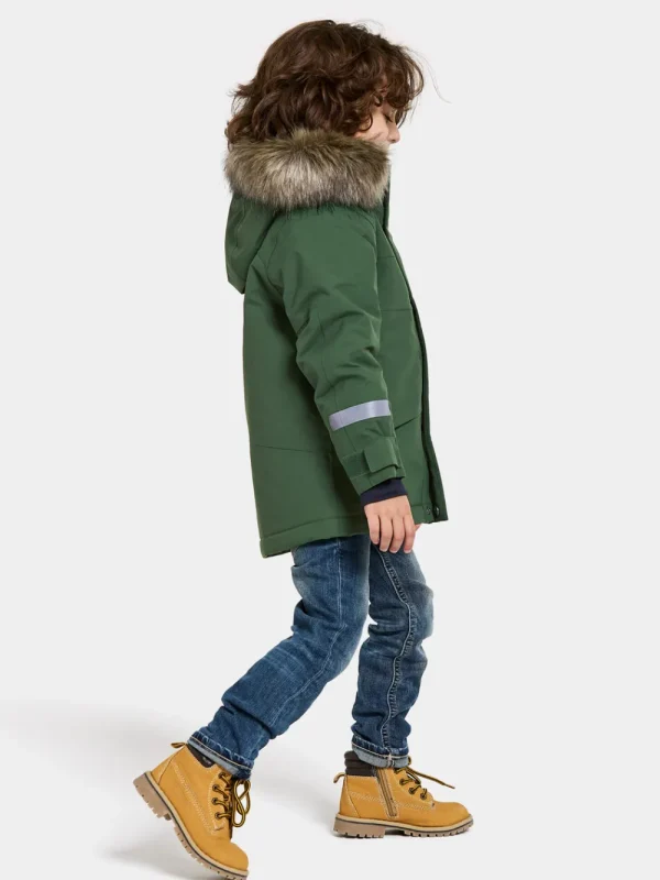 Didriksons Bjärven Kids' Parka>Barn Höstjackor | Vinterjackor