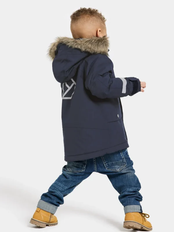 Didriksons Bjärven Kids' Parka>Barn Höstjackor | Vinterjackor