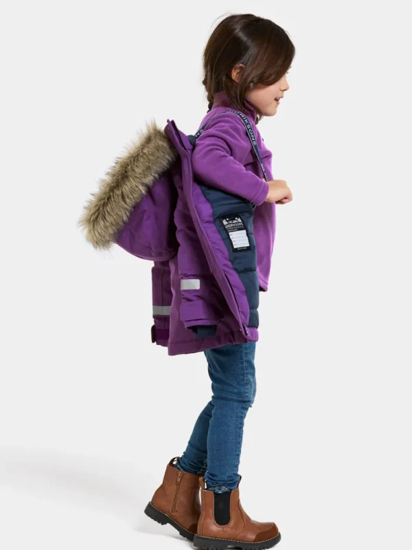 Didriksons Bjärven Kids' Parka>Barn Höstjackor | Vinterjackor