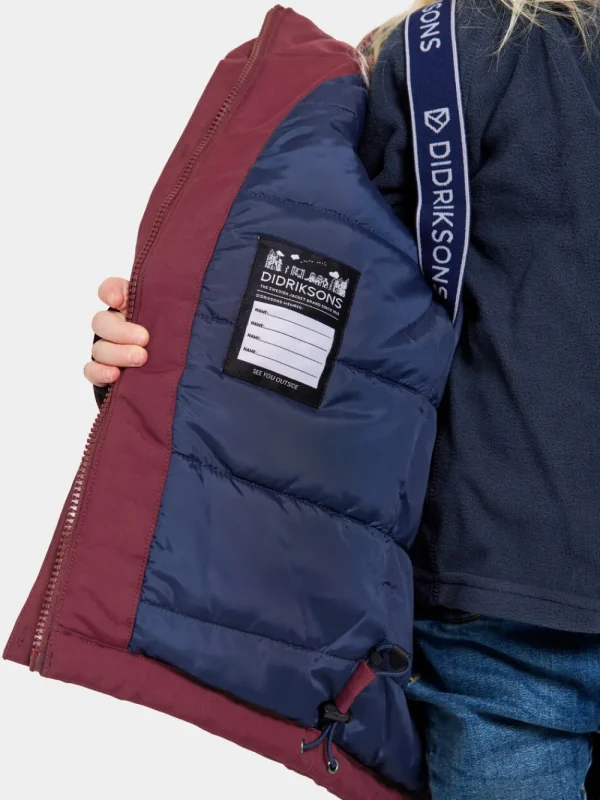 Didriksons Bjärven Kids' Parka>Barn Höstjackor | Vinterjackor