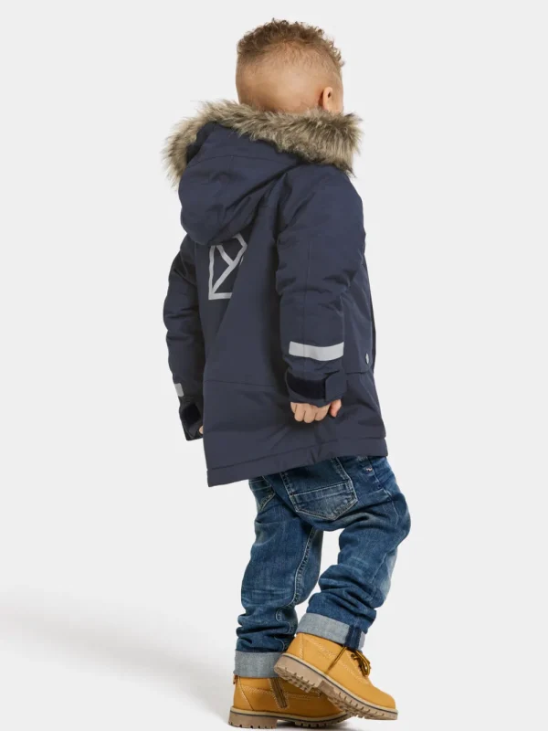 Didriksons Bjärven Kids' Parka>Barn Höstjackor | Vinterjackor