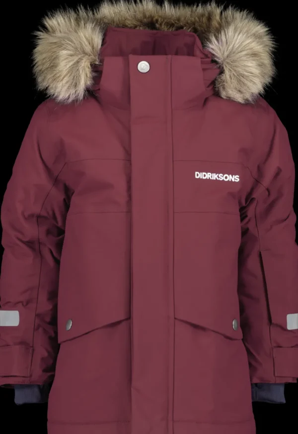 Didriksons Bjärven Kids' Parka>Barn Höstjackor | Vinterjackor