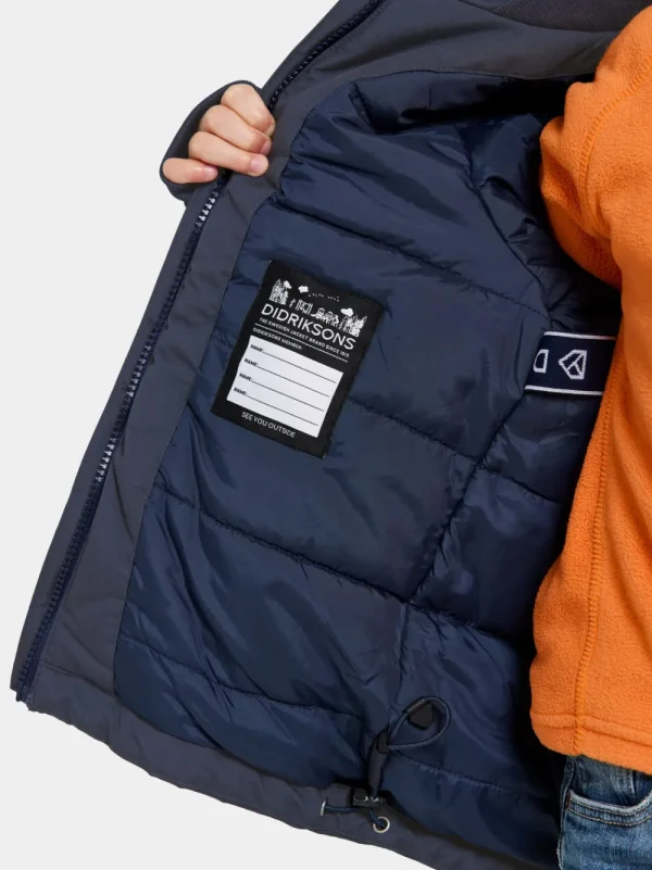 Didriksons Bjärven Kids' Parka>Barn Höstjackor | Vinterjackor