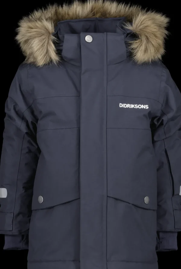 Didriksons Bjärven Kids' Parka>Barn Höstjackor | Vinterjackor