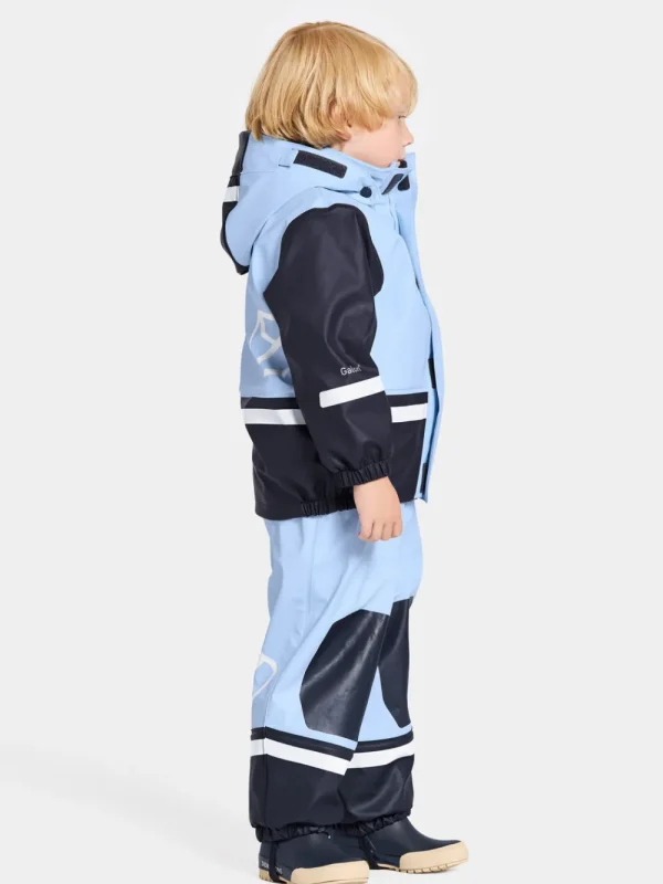 Didriksons Boardman Kids' Set>Barn Fodrade Regnställ