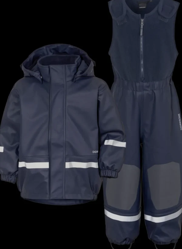 Didriksons Boardman Kids' Set Galon®>Barn Fodrade Regnställ