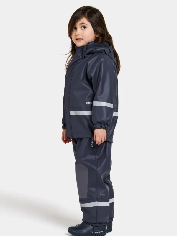 Didriksons Boardman Kids' Set Galon®>Barn Fodrade Regnställ