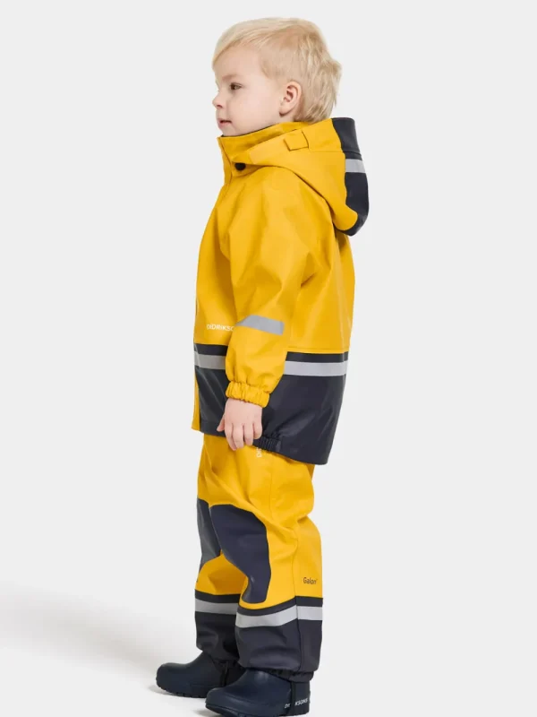 Didriksons Boardman Kids' Set Galon®>Barn Fodrade Regnställ