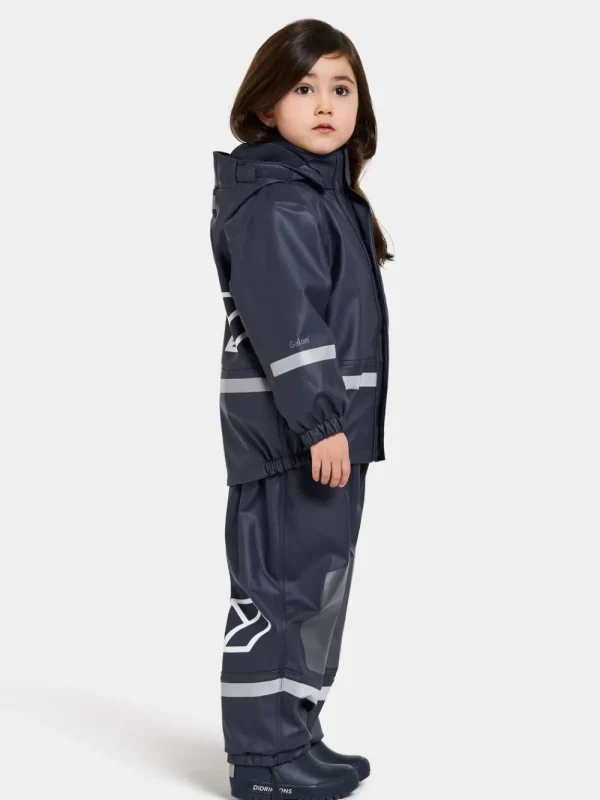 Didriksons Boardman Kids' Set Galon®>Barn Fodrade Regnställ