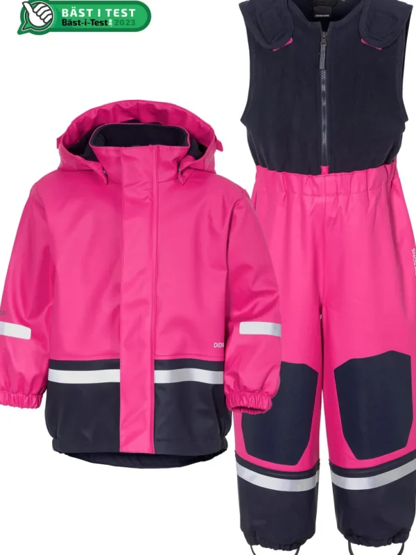 Didriksons Boardman Kids' Set Galon®>Barn Fodrade Regnställ