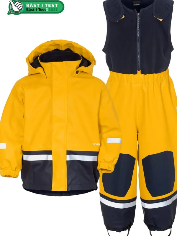 Didriksons Boardman Kids' Set Galon®>Barn Fodrade Regnställ