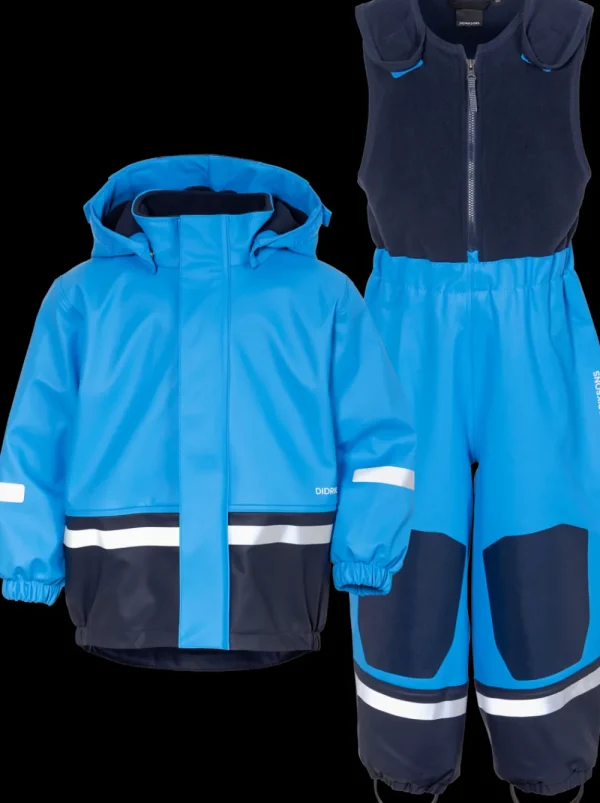 Didriksons Boardman Kids' Set Galon®>Barn Fodrade Regnställ