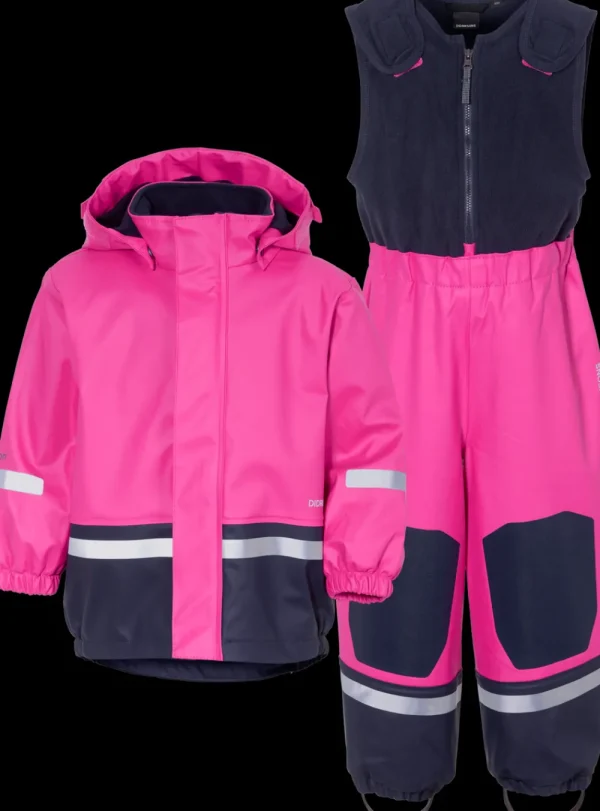 Didriksons Boardman Kids' Set Galon®>Barn Fodrade Regnställ