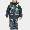 Didriksons Boardman Printed Kids' Set>Barn Fodrade Regnställ