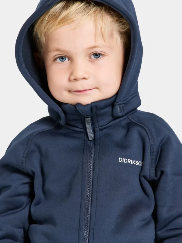 Didriksons Corin Kids' Full-Zip>Barn Softshelljackor | Fleecetröjor & Mellanlager