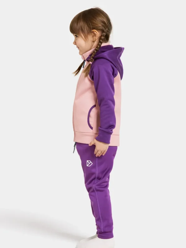 Didriksons Corin Kids' Full-Zip>Barn Softshelljackor | Fleecetröjor & Mellanlager