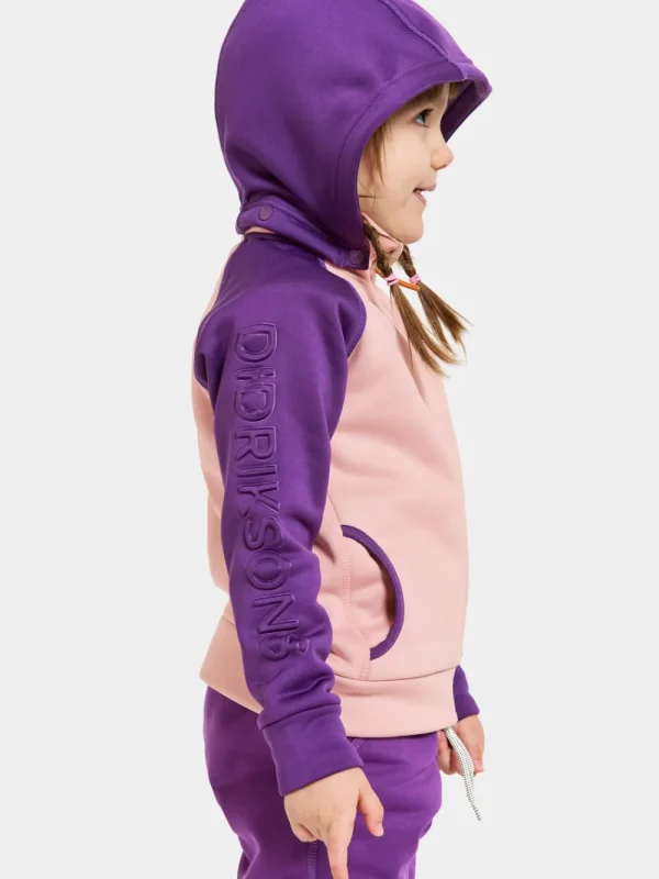 Didriksons Corin Kids' Full-Zip>Barn Softshelljackor | Fleecetröjor & Mellanlager