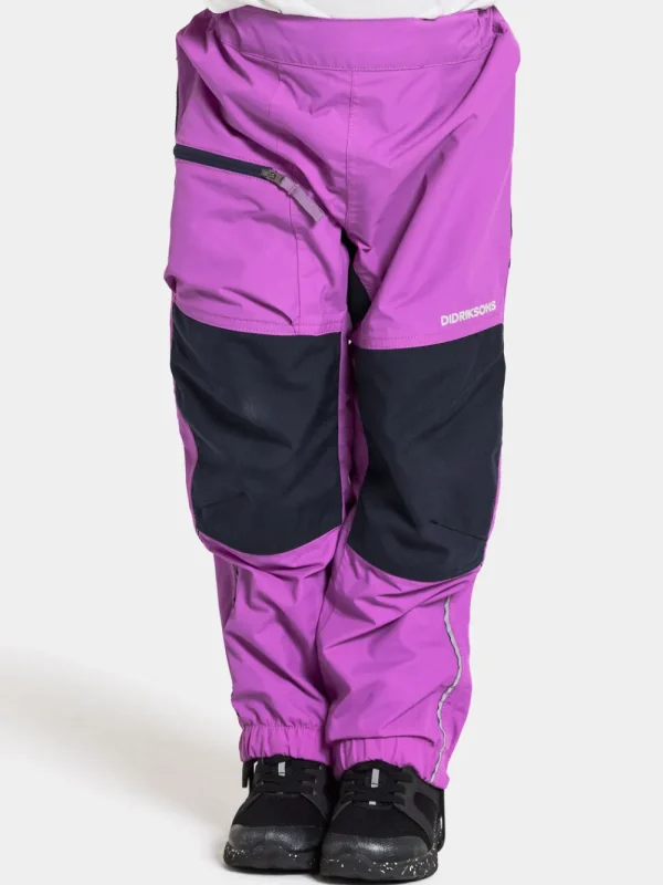 Didriksons Dusk Kids' Pants>Barn Överdragsbyxor & Regnbyxor