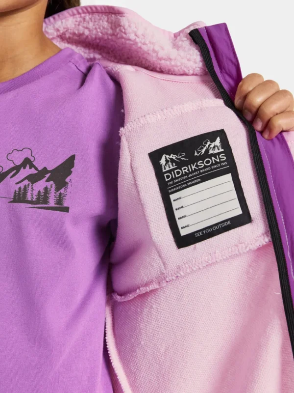 Didriksons Exa Kids' Full Zip>Barn Tröjor & T-Shirts | Överdelar