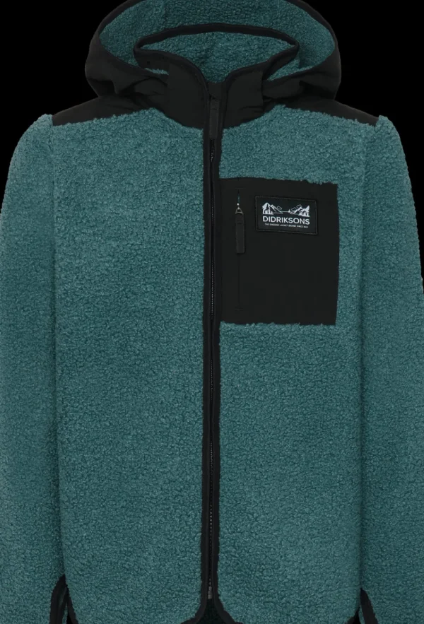 Didriksons Exa Kids' Full-Zip>Barn Tröjor & T-Shirts | Överdelar