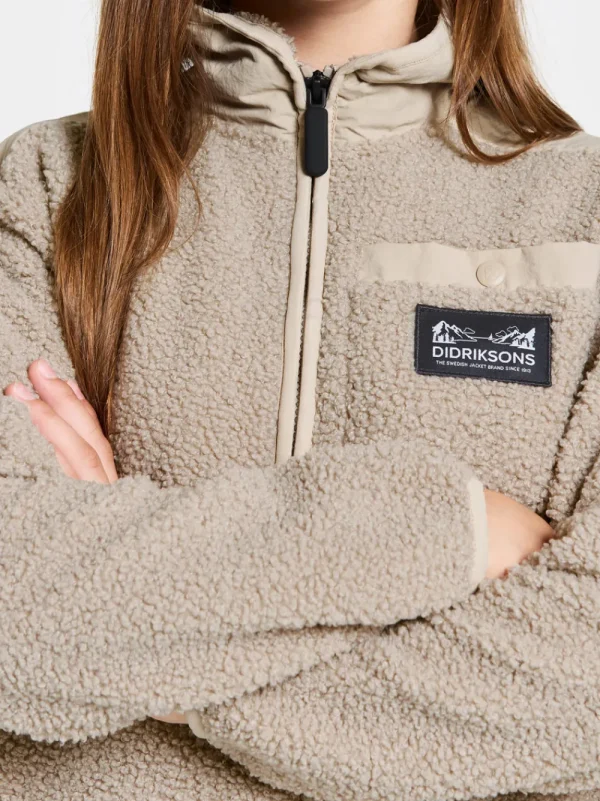Didriksons Exa Kids' Half Zip>Barn Fleecetröjor & Mellanlager | Fleecejackor & Fleecetröjor