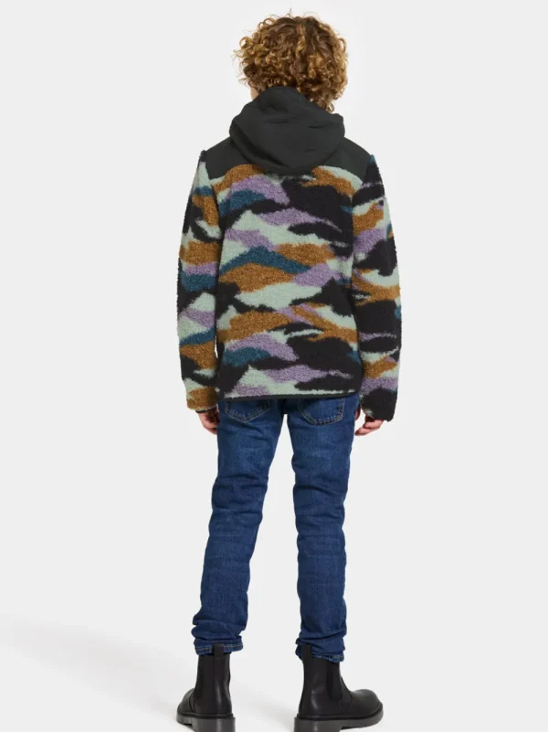 Didriksons Exa Printed Kids' Full-Zip>Barn Höstjackor | Vinterjackor