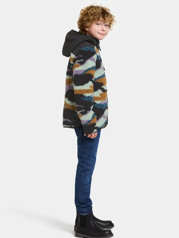 Didriksons Exa Printed Kids' Full-Zip>Barn Höstjackor | Vinterjackor