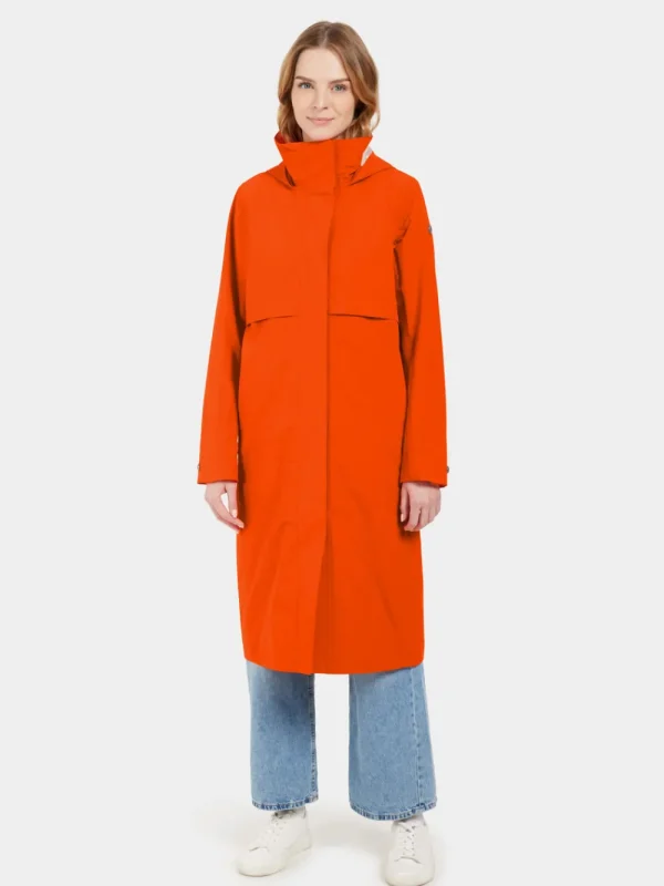 Didriksons Isolde Parka Long> Vårjackor | Skaljackor