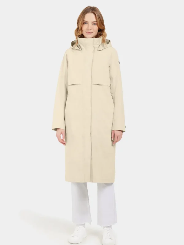 Didriksons Isolde Parka Long> Vårjackor | Skaljackor
