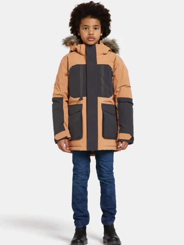 Didriksons Magnetit Kids' Parka>Barn Höstjackor | Vinterjackor