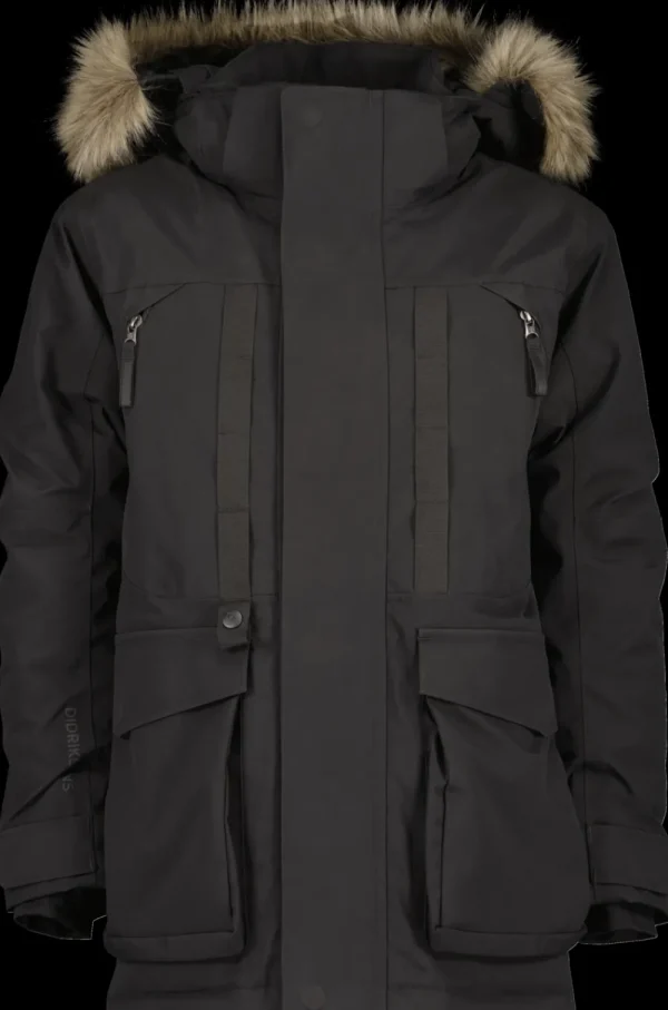 Didriksons Magnetit Kids' Parka>Barn Höstjackor | Vinterjackor