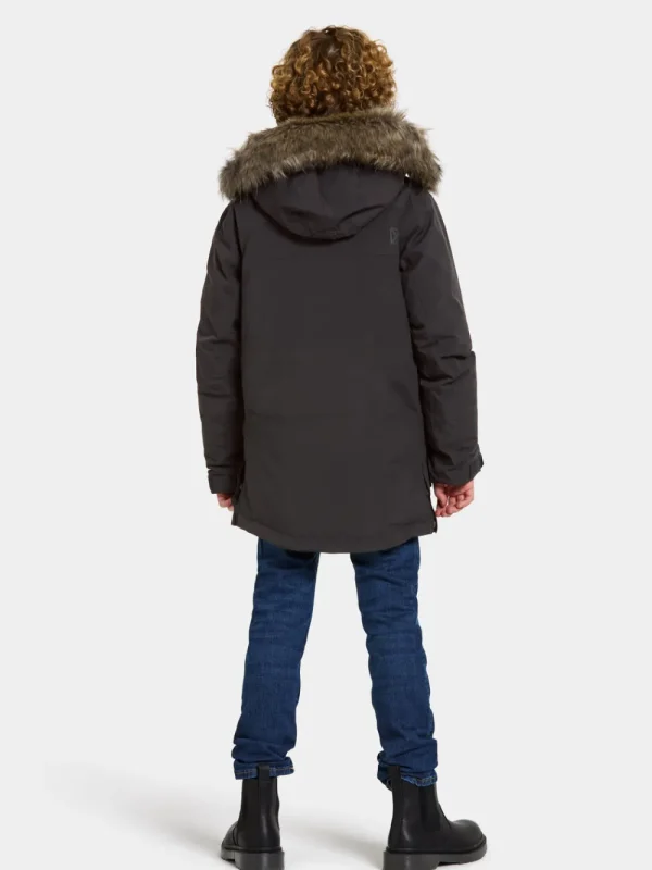 Didriksons Magnetit Kids' Parka>Barn Höstjackor | Vinterjackor