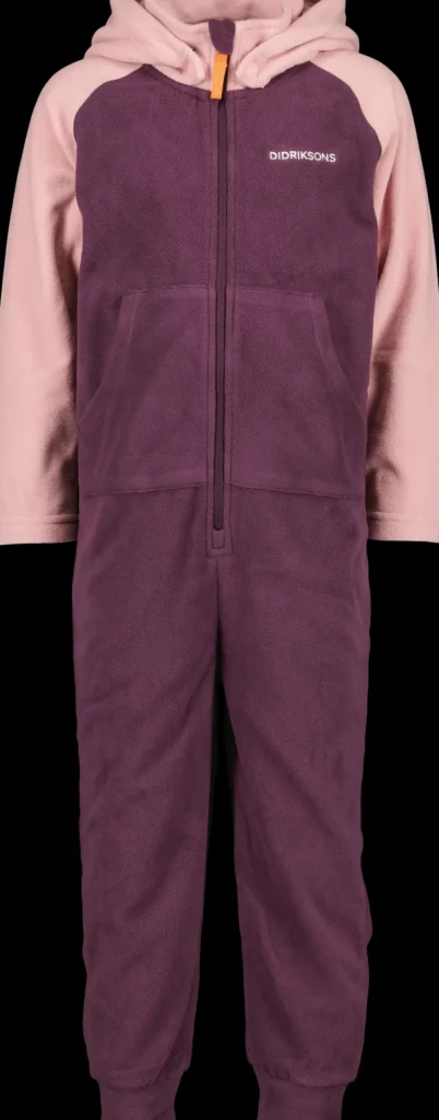 Didriksons Monte Kids' Coverall>Barn Fleeceoveraller | Vinteroveraller