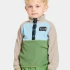 Didriksons Monte Kids' Half Button>Barn Fleecetröjor & Mellanlager | Fleecejackor & Fleecetröjor
