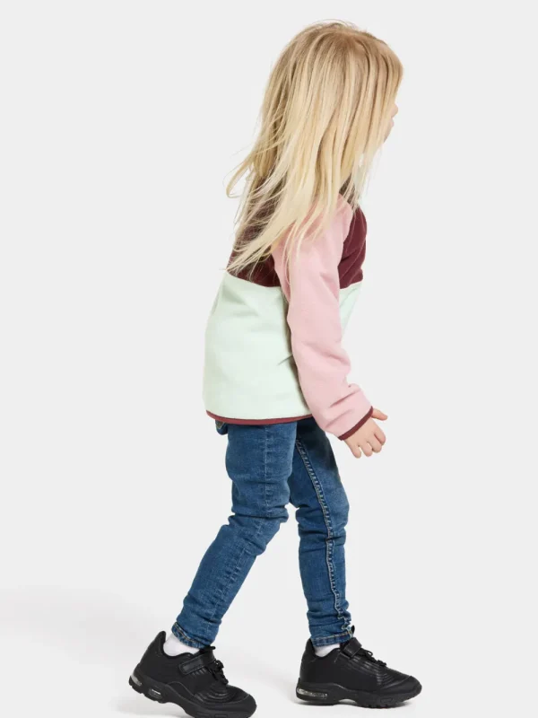 Didriksons Monte Kids' Half Button>Barn Fleecetröjor & Mellanlager | Fleecejackor & Fleecetröjor