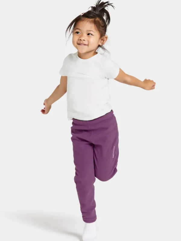 Didriksons Monte Kids' Pants>Barn Mjukisbyxor | Fleecebyxor
