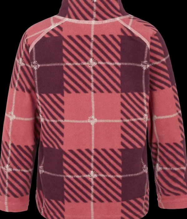 Didriksons Monte Printed Kids' Full-Zip Termos>Barn Fleecetröjor & Mellanlager | Tröjor & T-Shirts