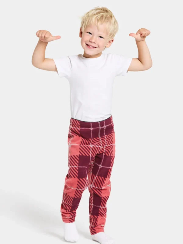 Didriksons Monte Printed Kids' Pants Termos>Barn Mjukisbyxor | Fleecebyxor