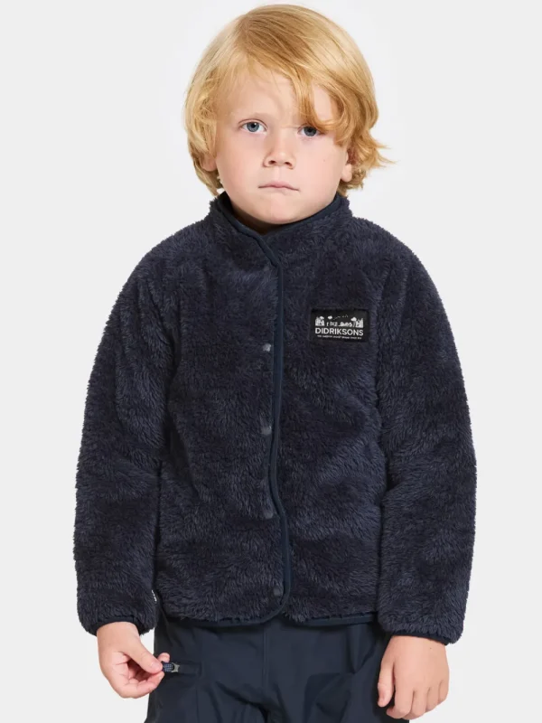 Didriksons Mylla Kids' Full Button>Barn Fleecetröjor & Mellanlager | Tröjor & T-Shirts