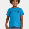 Didriksons Mynta Kids' Logo T-shirt Explore>Barn Tröjor & T-Shirts | Överdelar